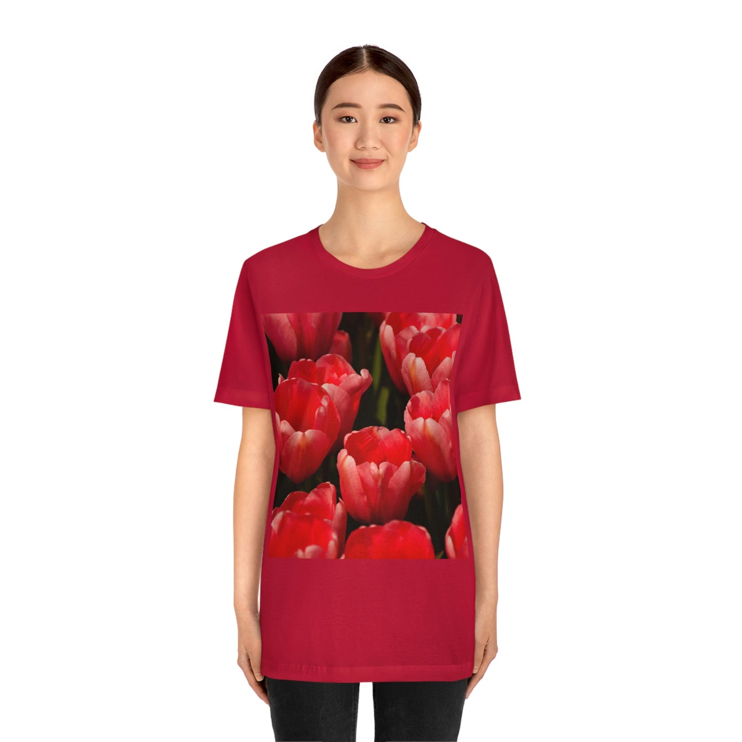Flowers 09 Unisex Jersey Short Sleeve Tee