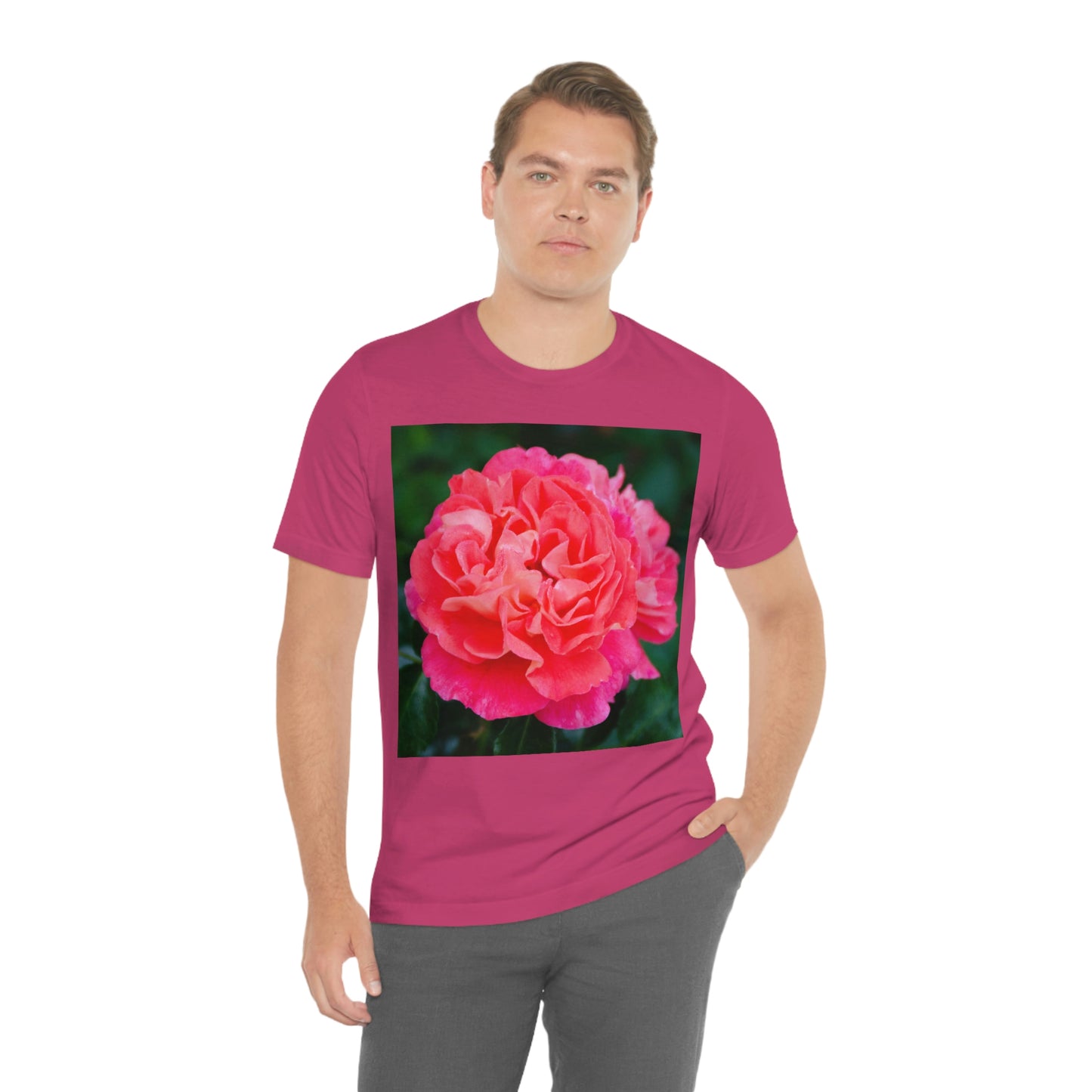 Flowers 08 Unisex Jersey Short Sleeve Tee