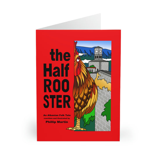 The Half Rooster Greeting Cards (5 Pack)