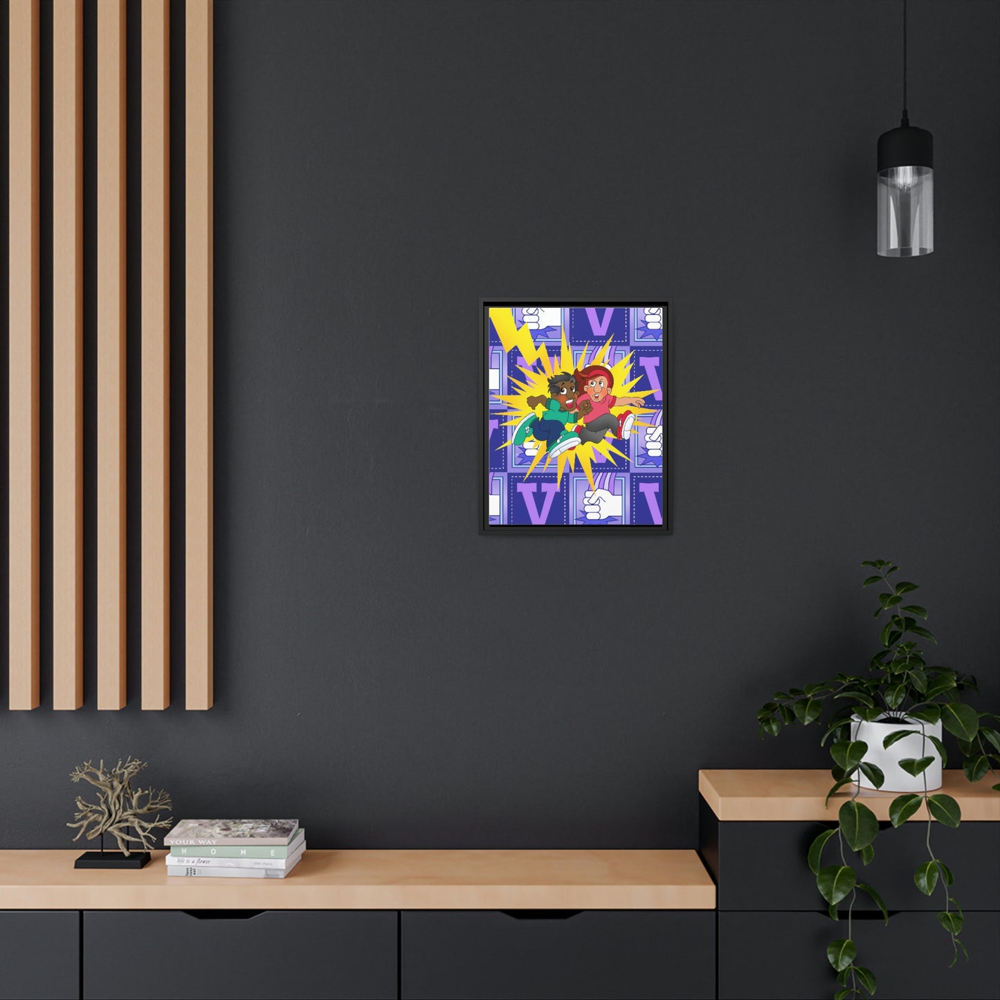 The Bible as Simple as ABC V Matte Canvas, Black Frame