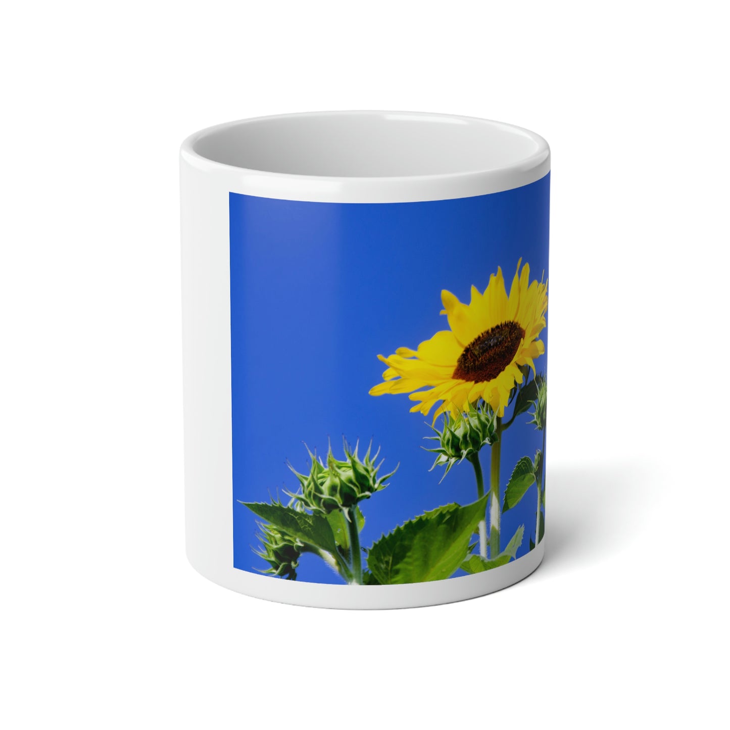 Flowers 02 Jumbo Mug, 20oz