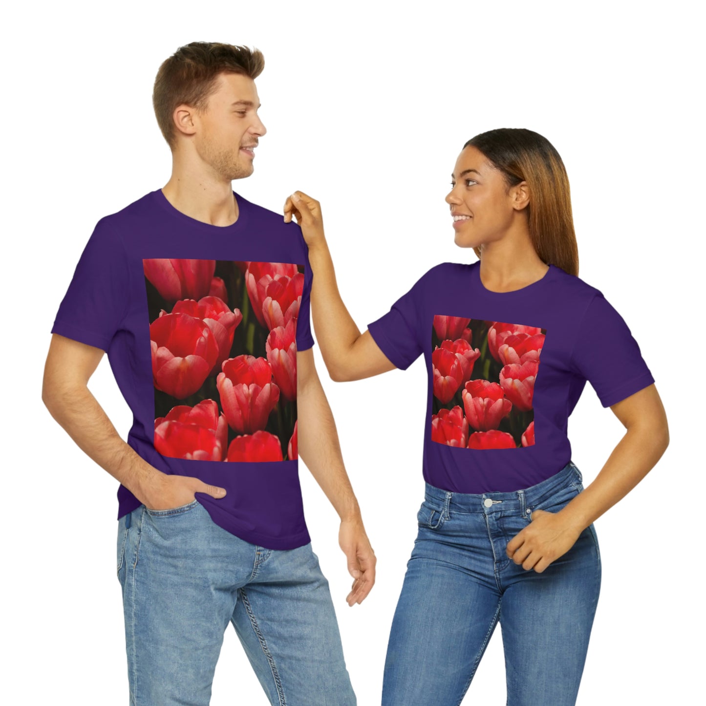 Flowers 09 Unisex Jersey Short Sleeve Tee