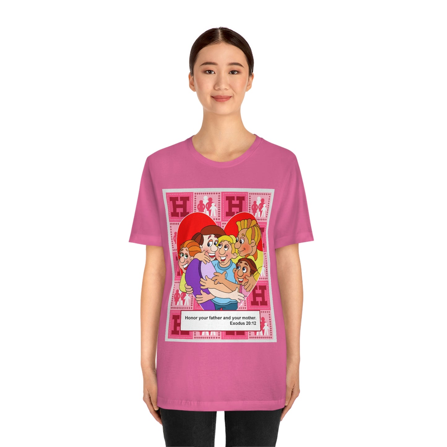 The Bible as Simple as ABC H Unisex Jersey Short Sleeve Tee