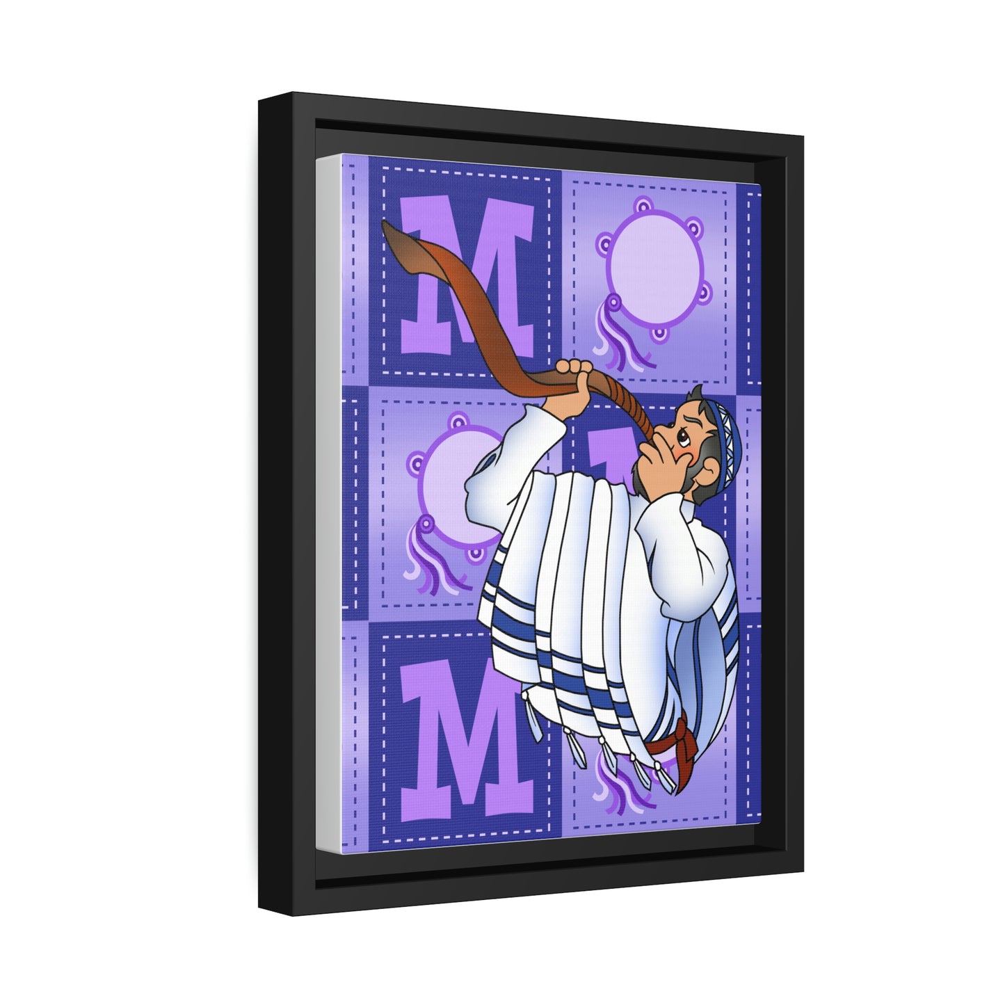 The Bible as Simple as ABC M Matte Canvas, Black Frame