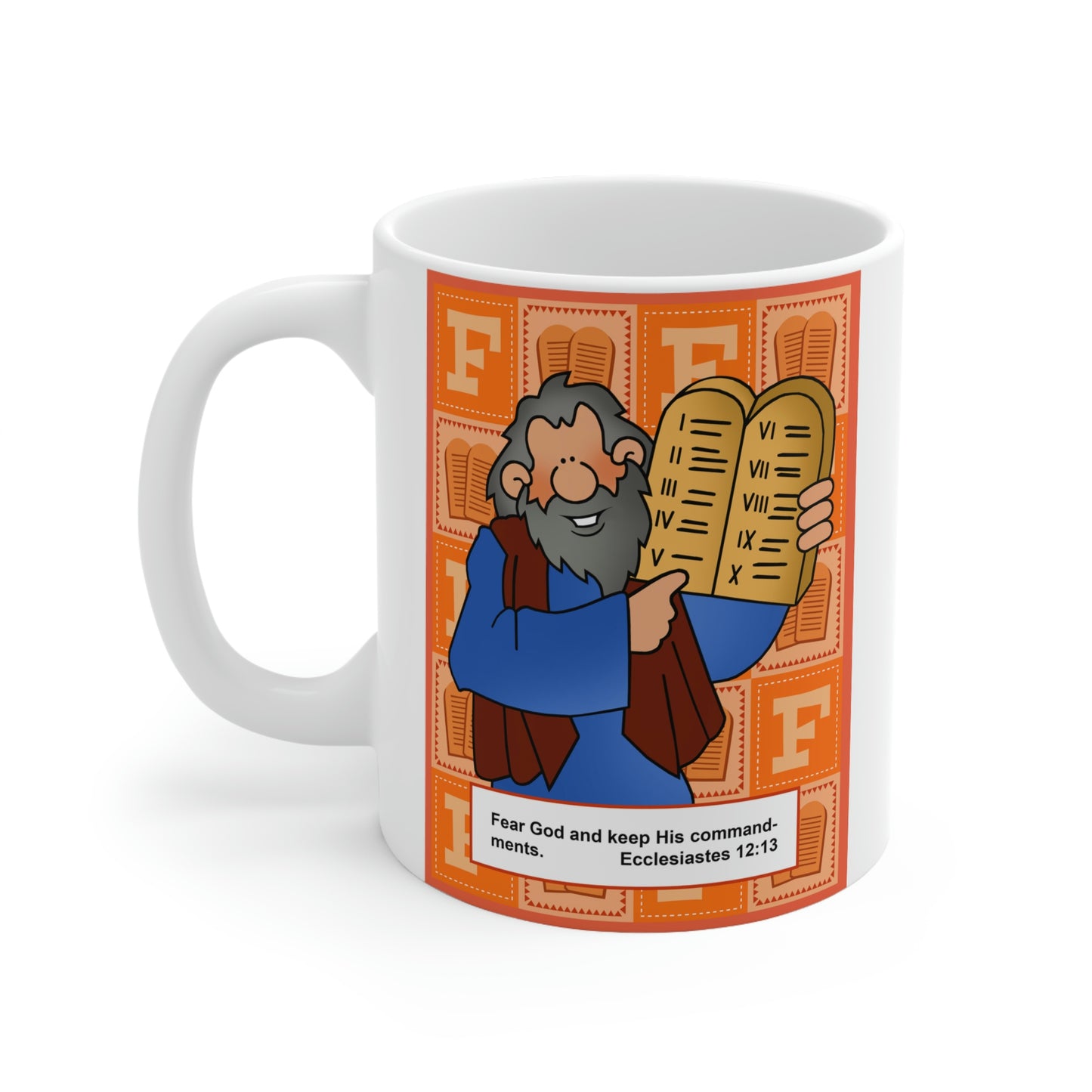 The Bible as Simple as ABC F Ceramic Mug 11oz