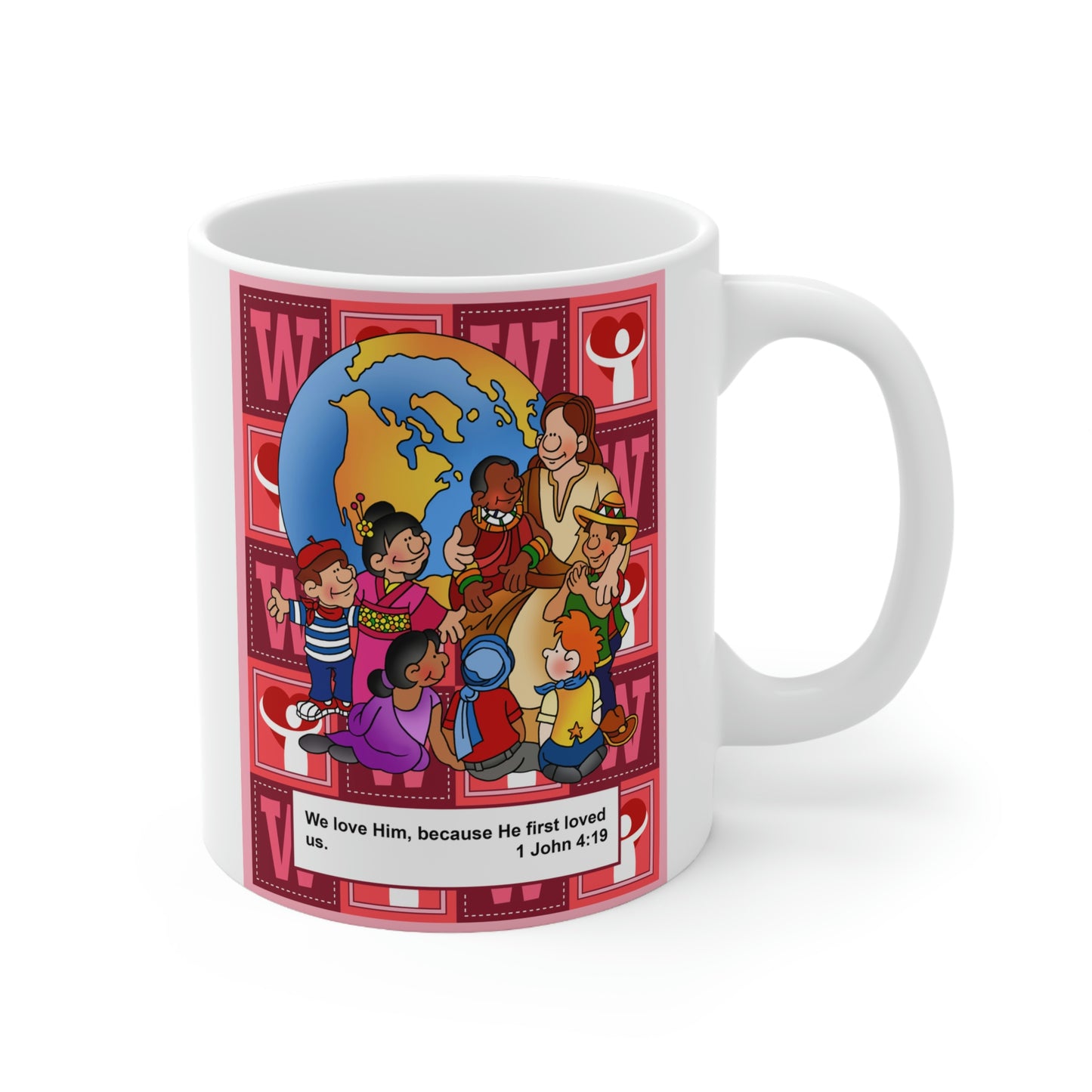 The Bible as Simple as ABC W Ceramic Mug 11oz