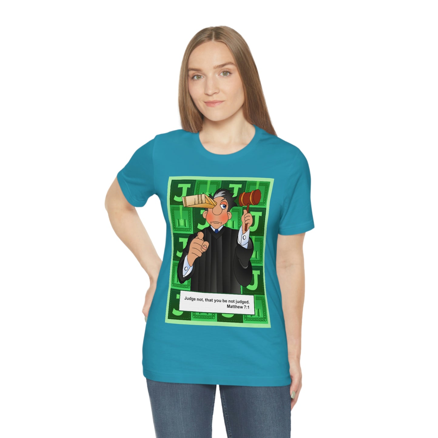 The Bible as Simple as ABC J Unisex Jersey Short Sleeve Tee