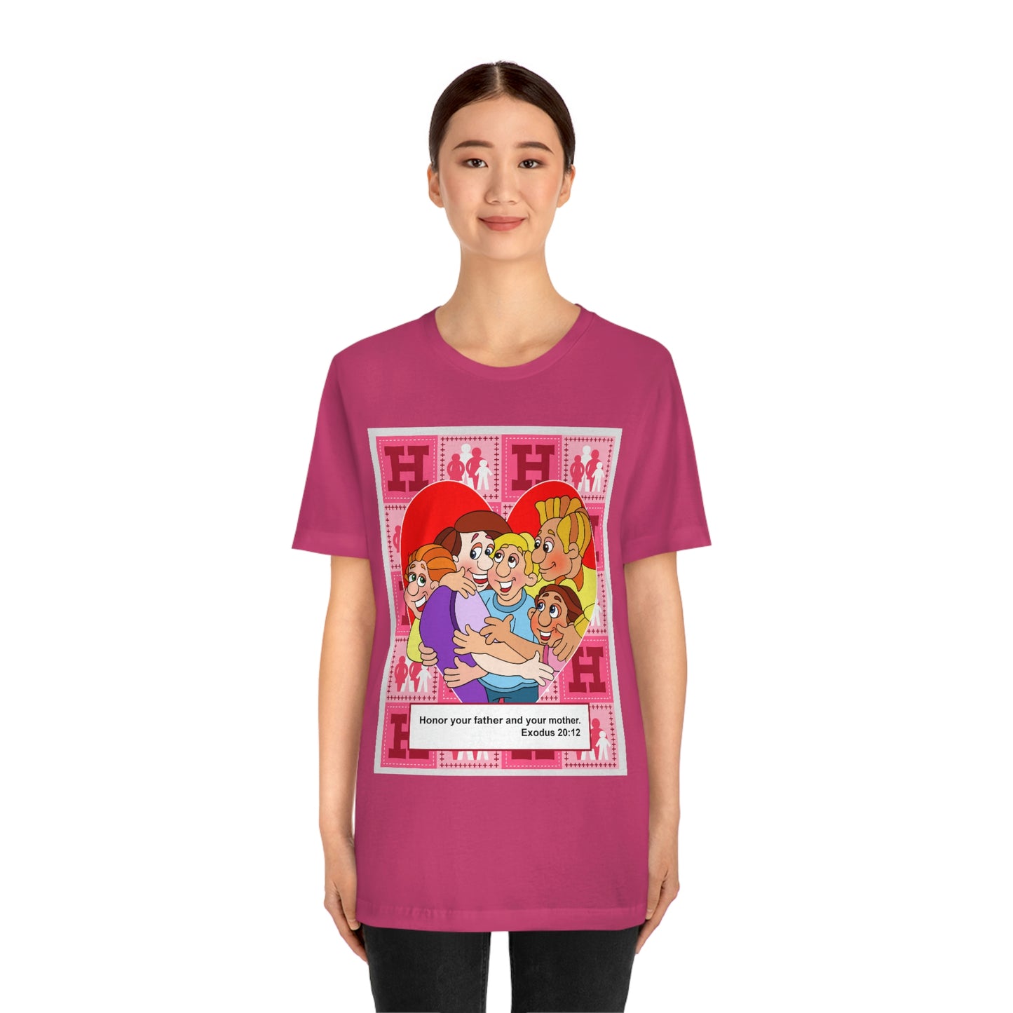 The Bible as Simple as ABC H Unisex Jersey Short Sleeve Tee