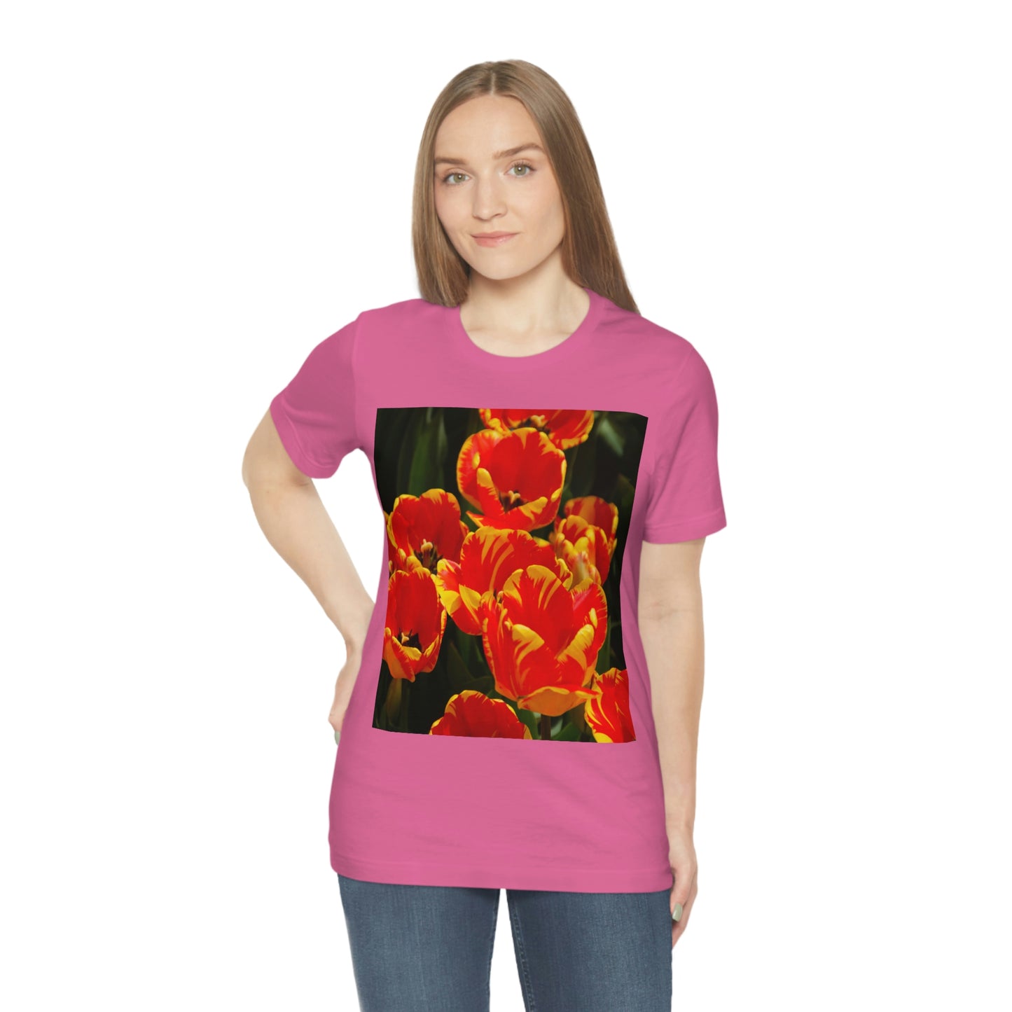 Flowers 19 Unisex Jersey Short Sleeve Tee