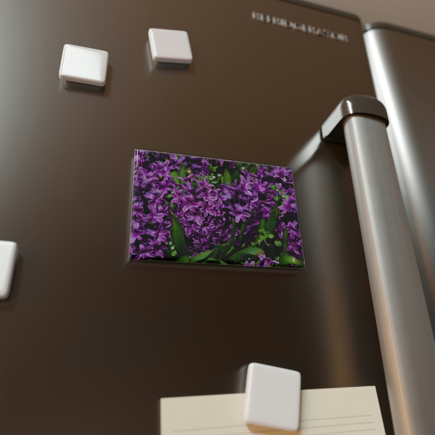 Flowers 21 Button Magnet, Rectangle (1 & 10 pcs)