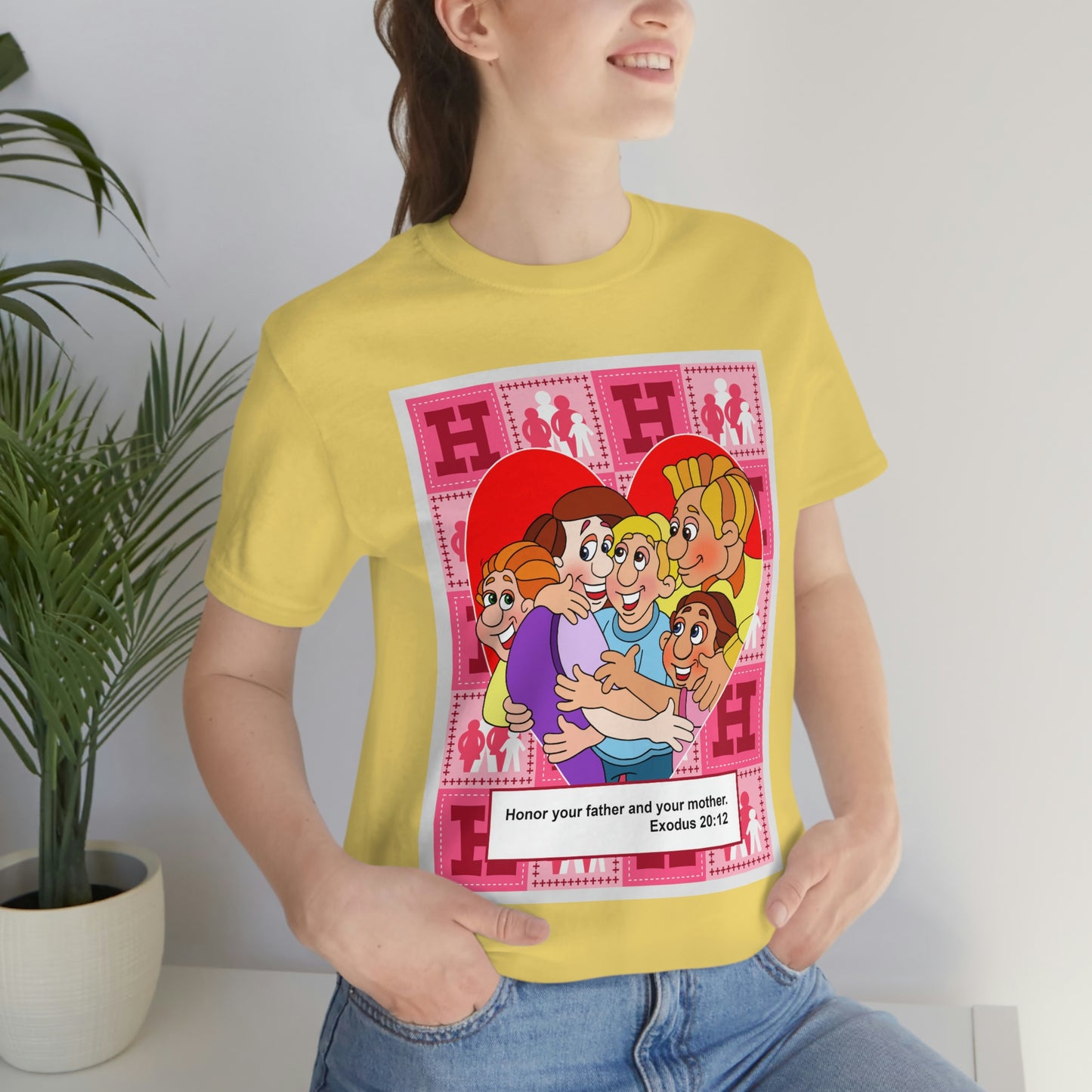 The Bible as Simple as ABC H Unisex Jersey Short Sleeve Tee