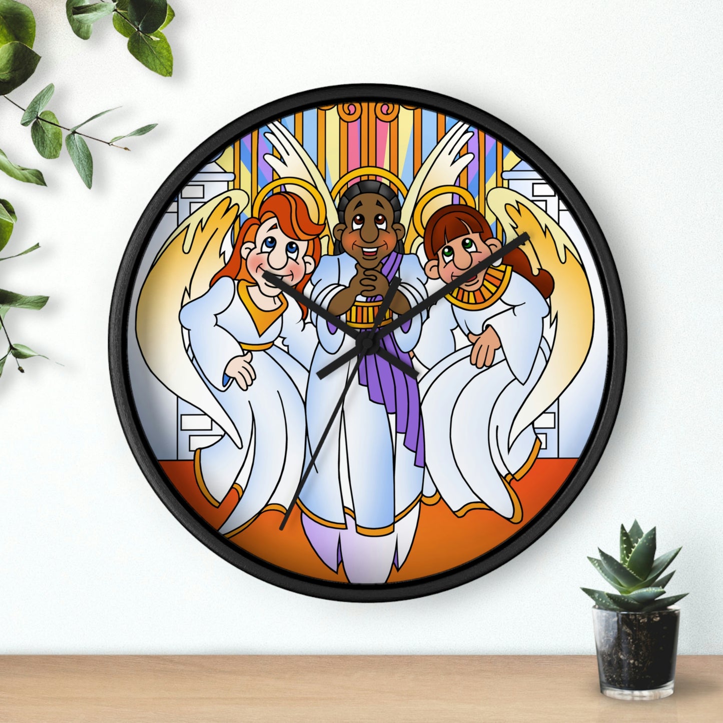 Shirley, Goodness, and Mercy Wall clock