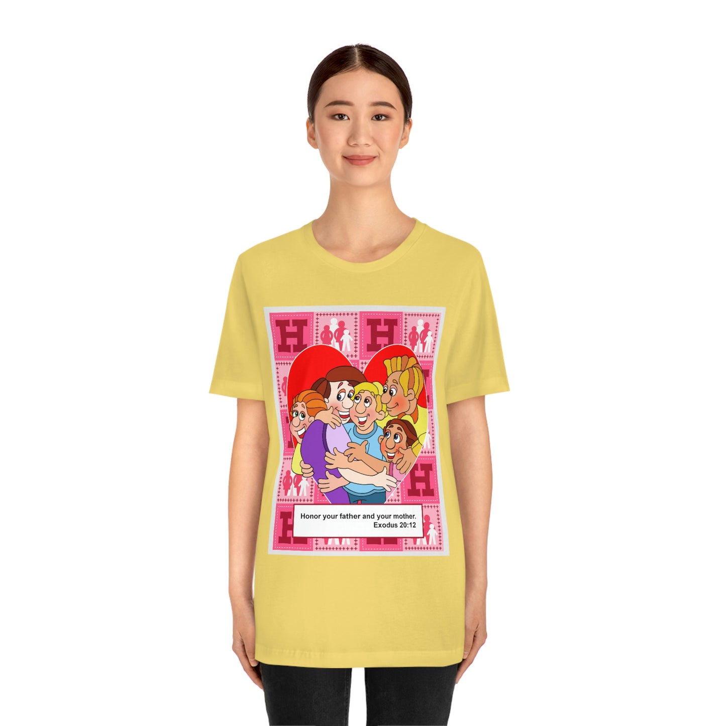The Bible as Simple as ABC H Unisex Jersey Short Sleeve Tee
