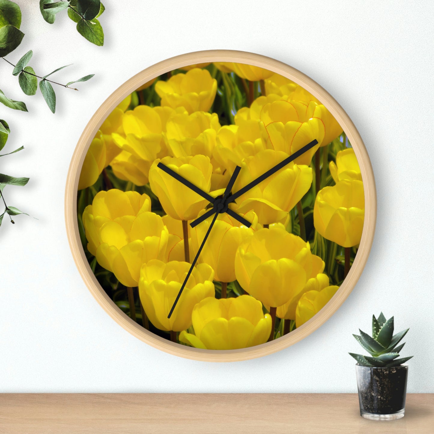 Flowers 23 Wall Clock