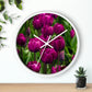 Flowers 20 Wall Clock