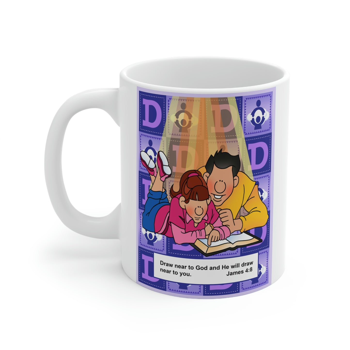 The Bible as Simple as ABC D Ceramic Mug 11oz