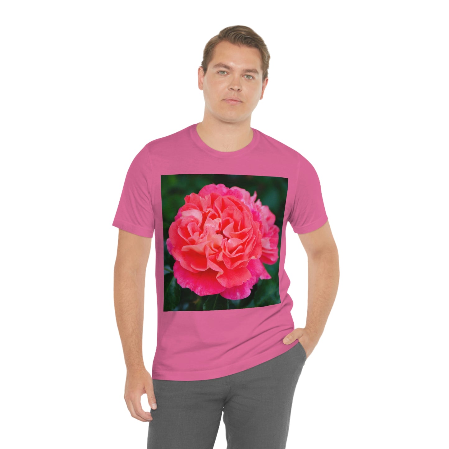 Flowers 08 Unisex Jersey Short Sleeve Tee