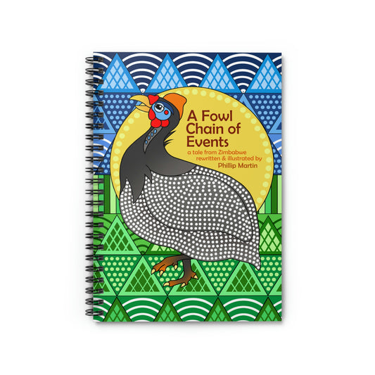 A Fowl Chain of Events Spiral Notebook - Ruled Line