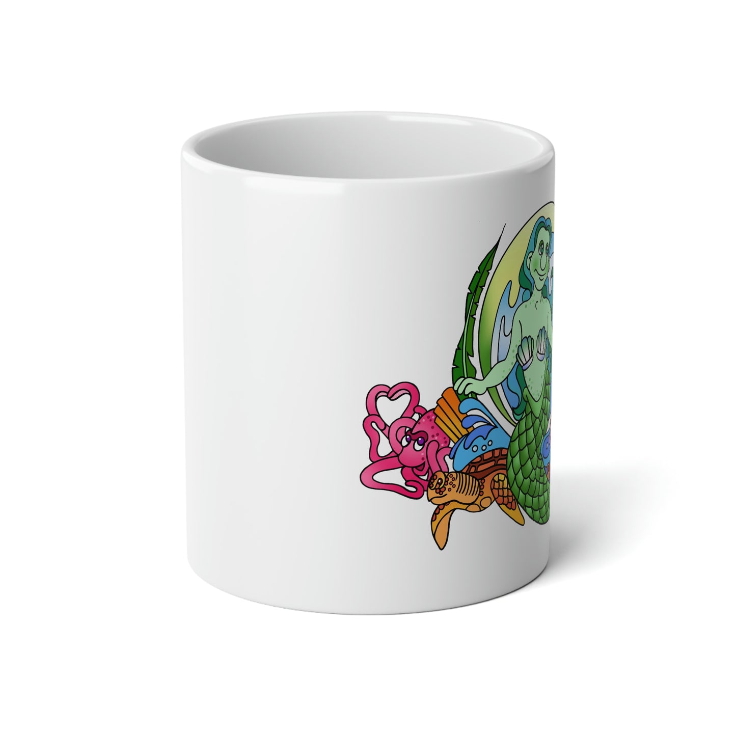 Mermaid!!!! Jumbo Mug, 20oz