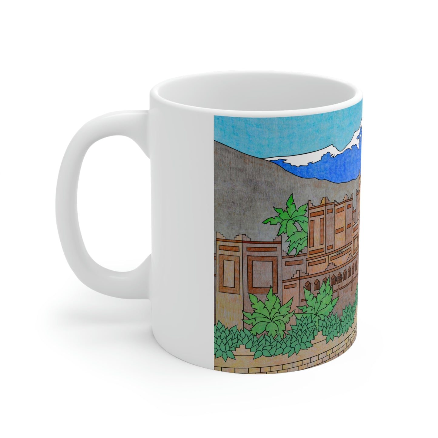 The Stone at the Door Ceramic Mug 11oz