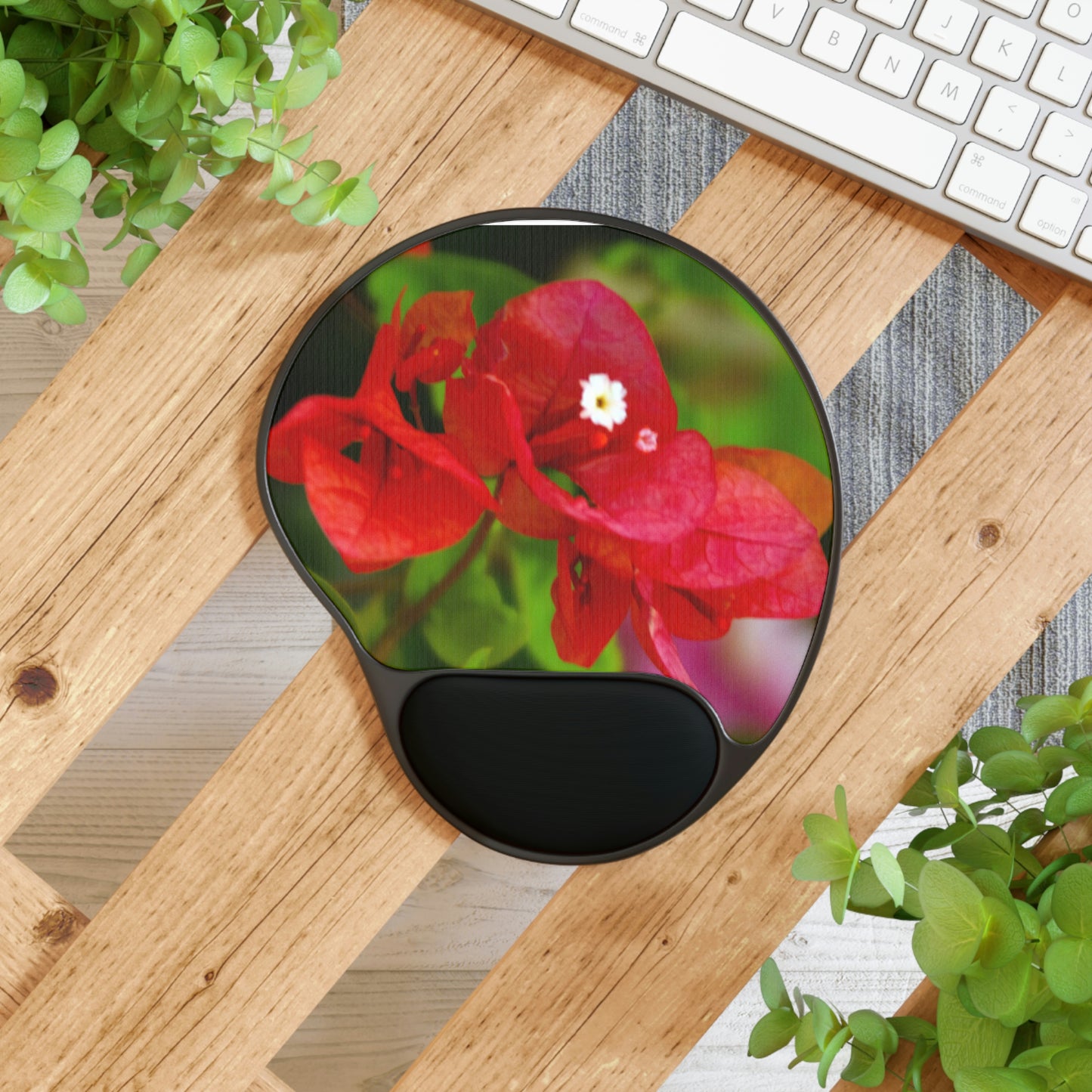 Flowers 28 Mouse Pad With Wrist Rest