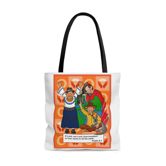 The Bible as Simple as ABC O AOP Tote Bag