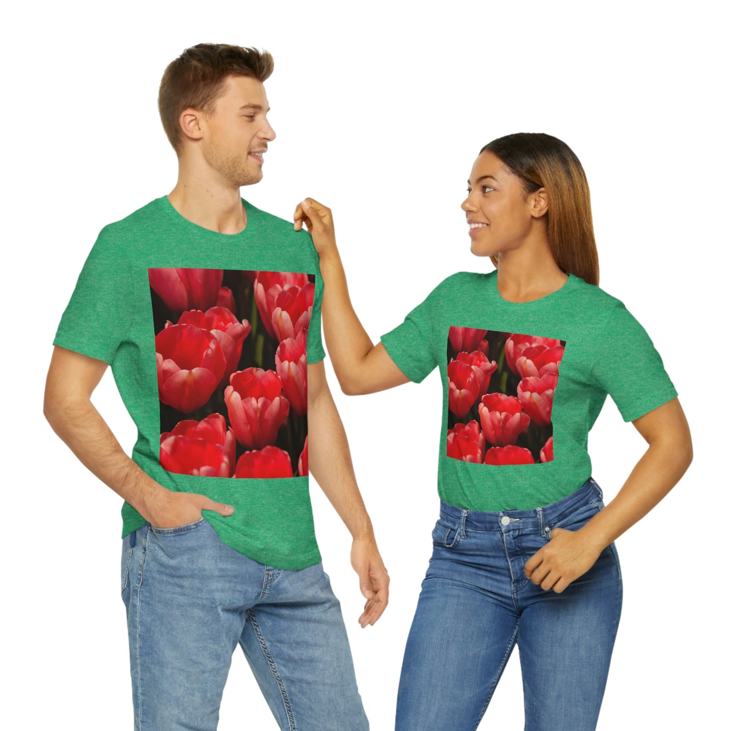 Flowers 09 Unisex Jersey Short Sleeve Tee