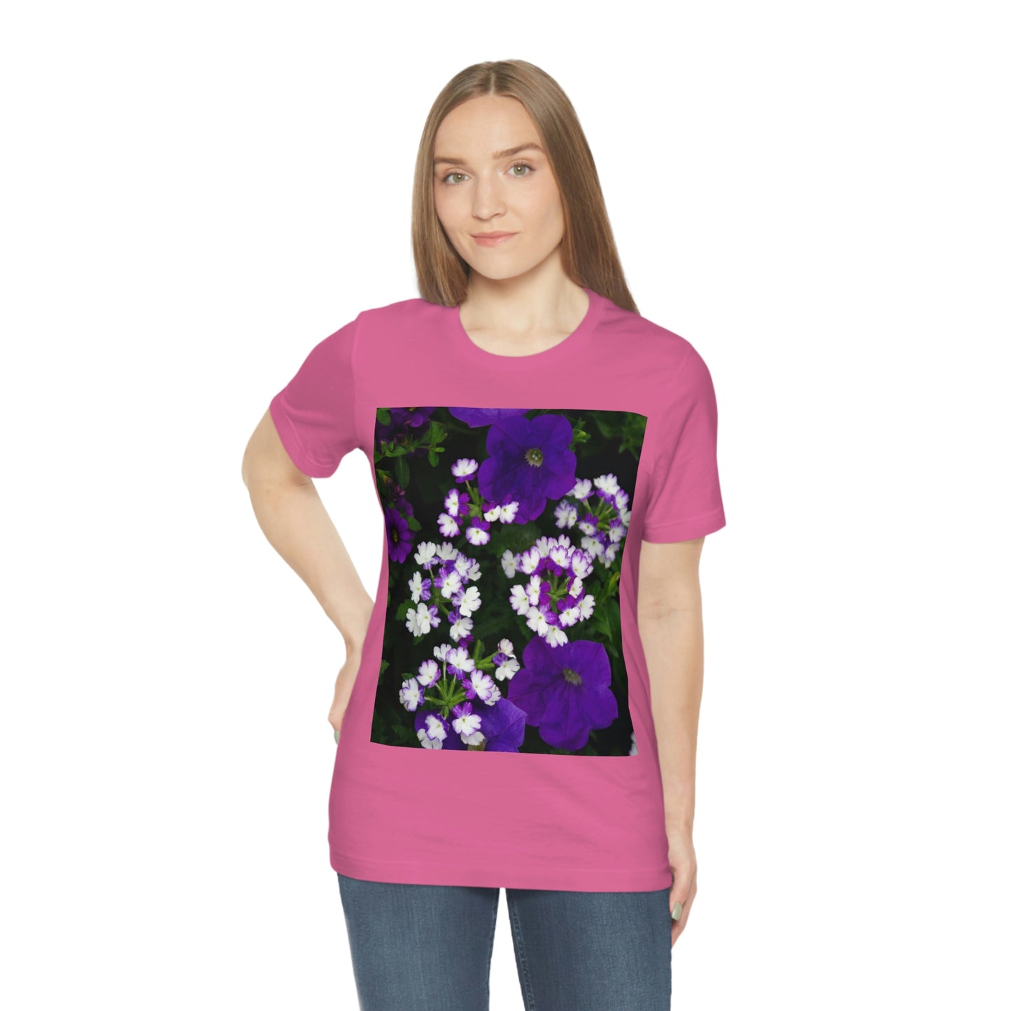 Flowers 04 Unisex Jersey Short Sleeve Tee