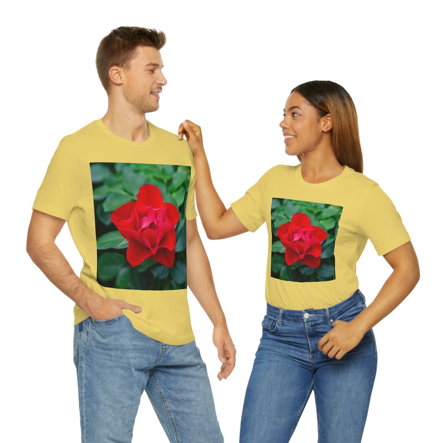 Flowers 07 Unisex Jersey Short Sleeve Tee