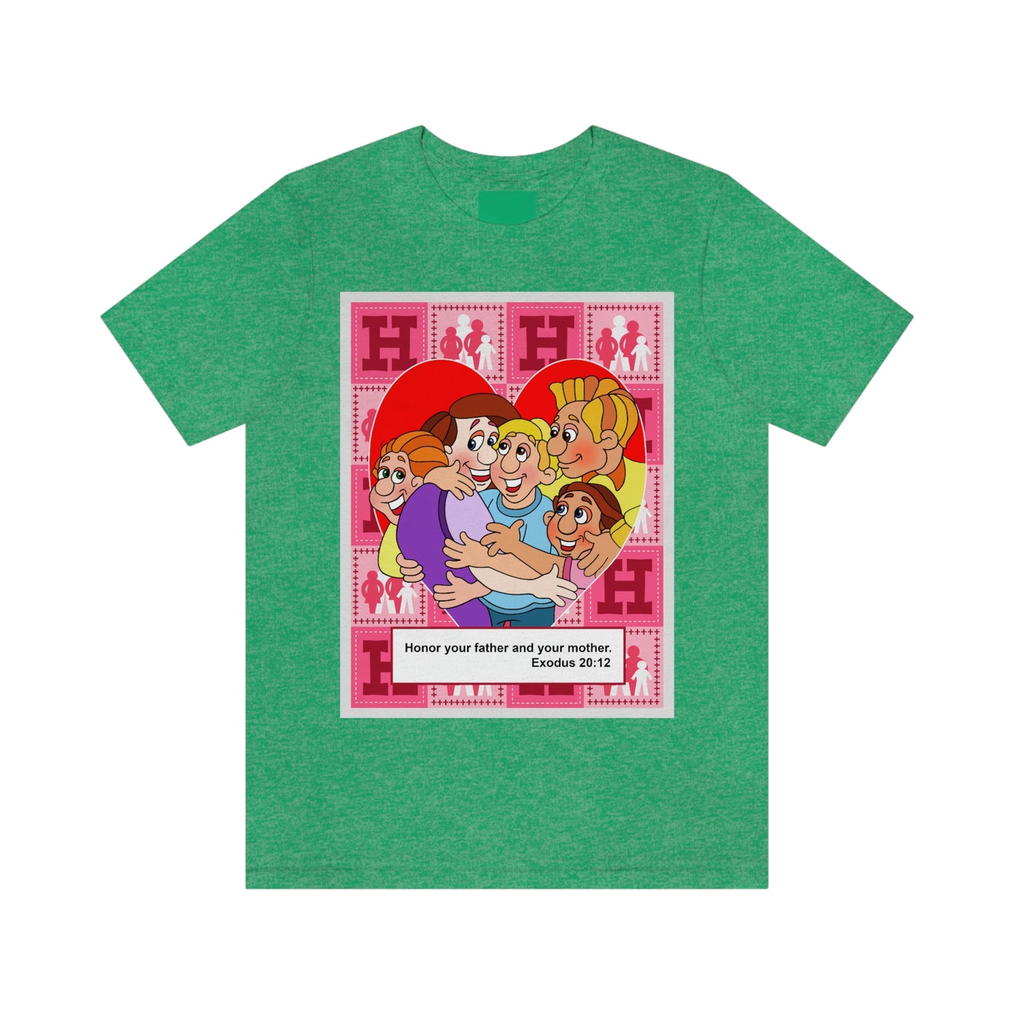 The Bible as Simple as ABC H Unisex Jersey Short Sleeve Tee