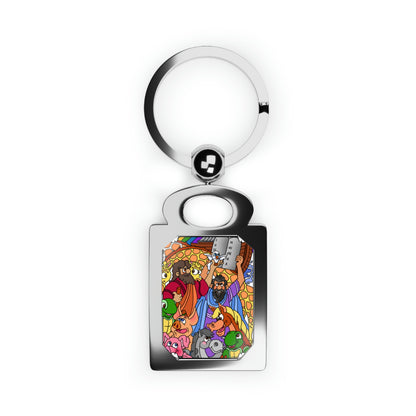 Hark and Harold Angel Sing! Rectangle Photo Keyring