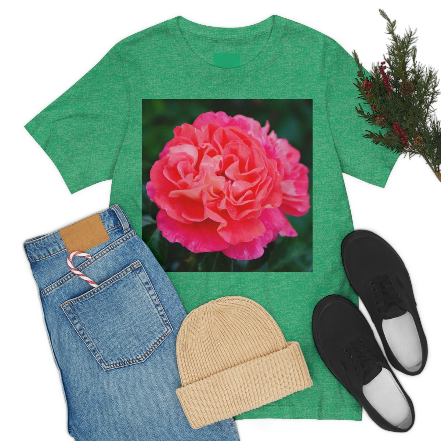 Flowers 08 Unisex Jersey Short Sleeve Tee