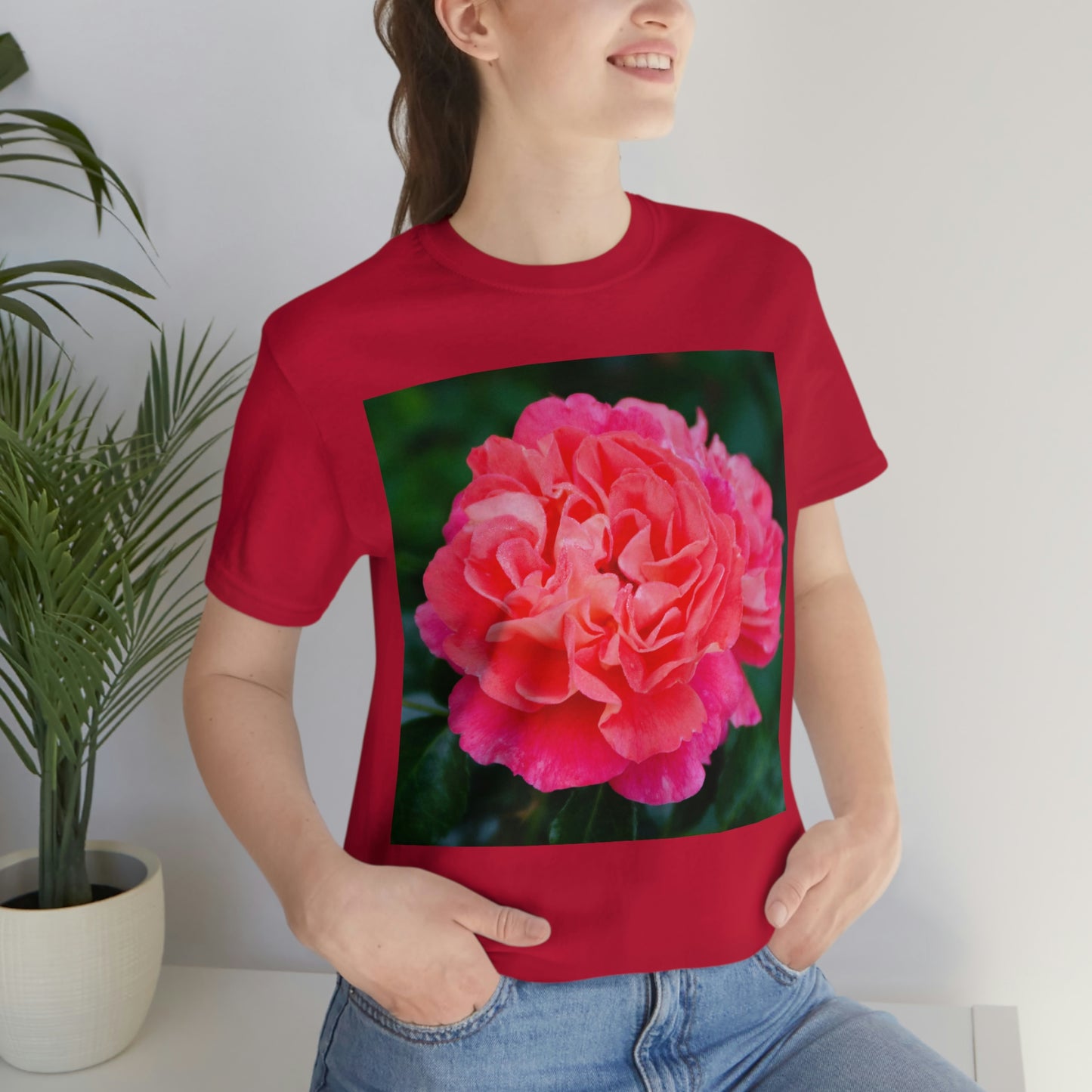 Flowers 08 Unisex Jersey Short Sleeve Tee