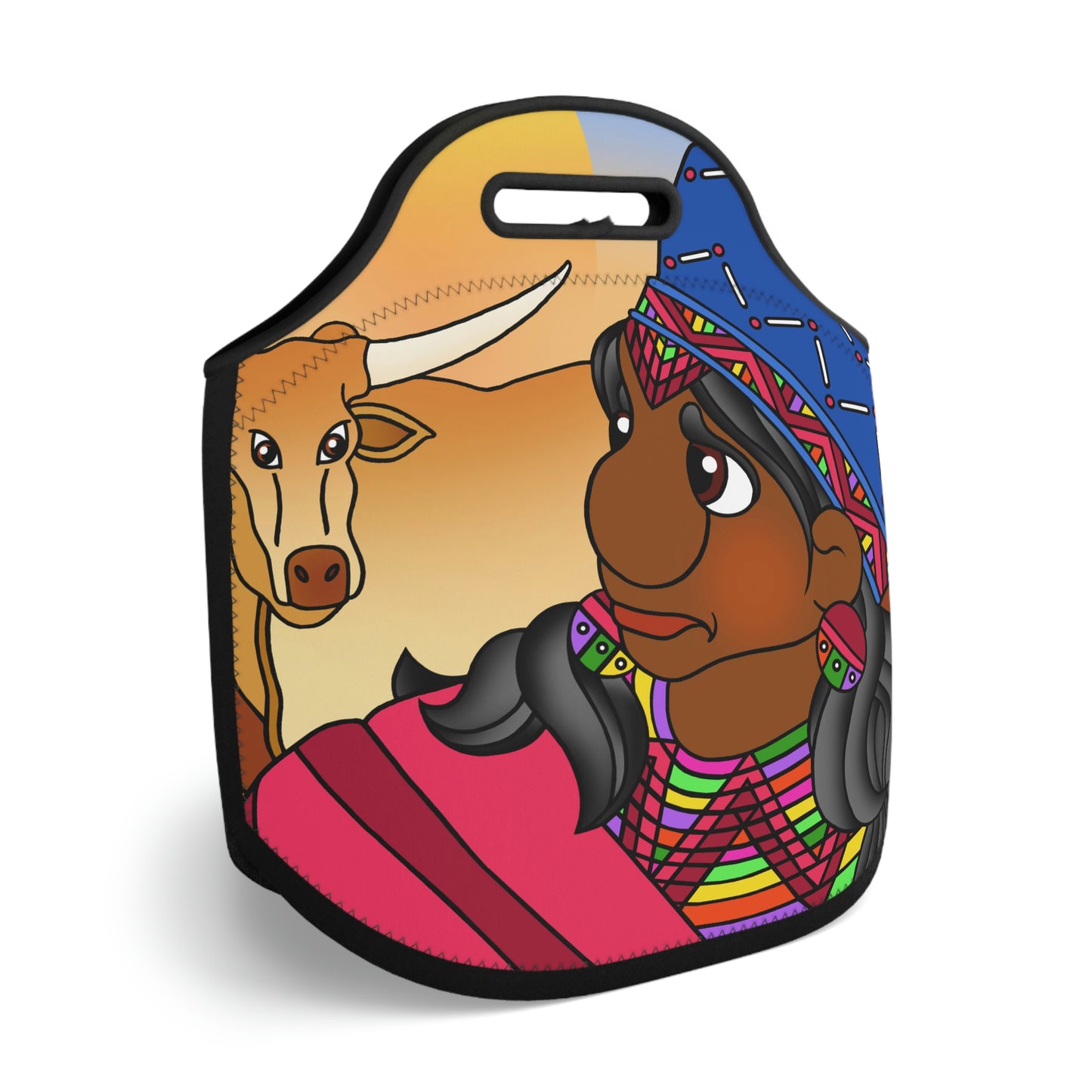 Once Upon Southern Africa! Neoprene Lunch Bag