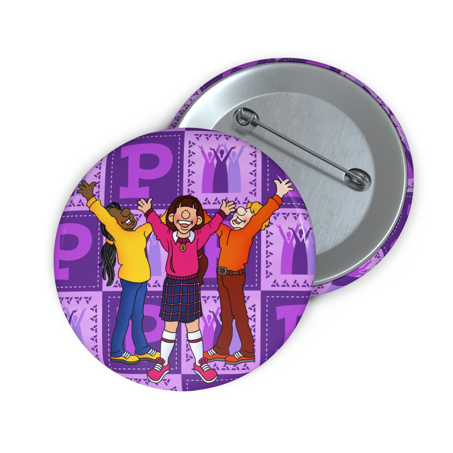 The Bible as Simple as ABC P Custom Pin Buttons