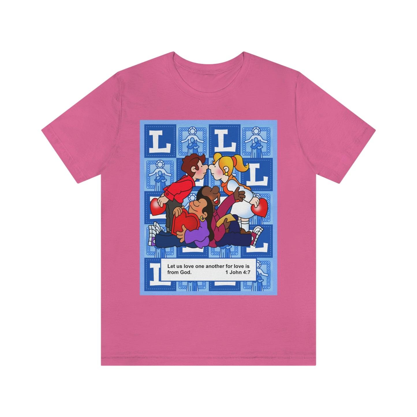 The Bible as Simple as ABC L Unisex Jersey Short Sleeve Tee