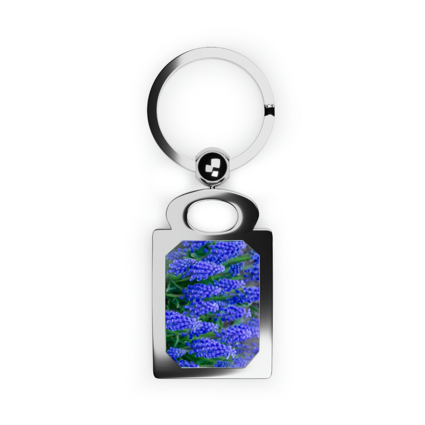 Flowers 11 Rectangle Photo Keyring