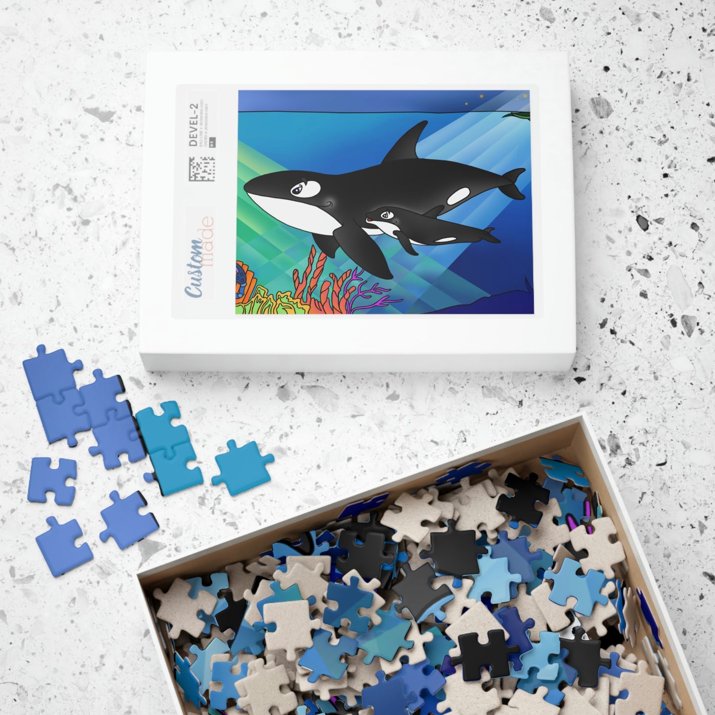 Orcas Puzzle (110, 252, 500, 1014-piece)