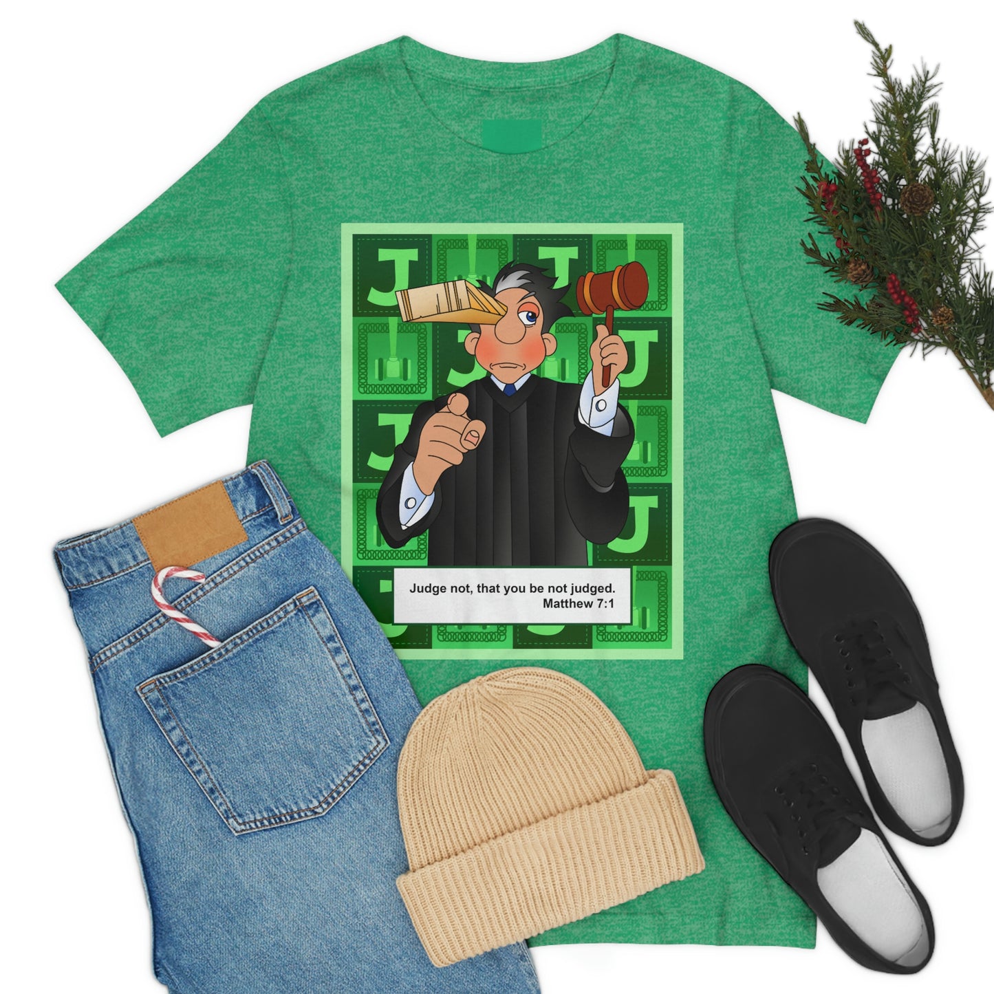 The Bible as Simple as ABC J Unisex Jersey Short Sleeve Tee