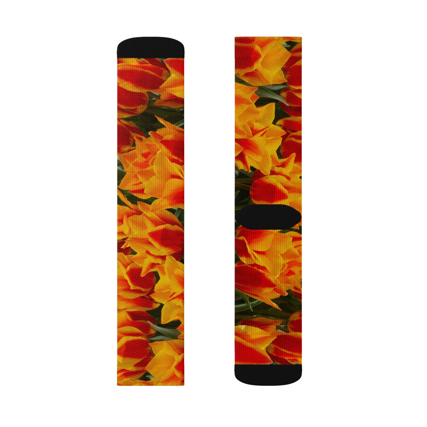 Flowers 12 Sublimation Socks