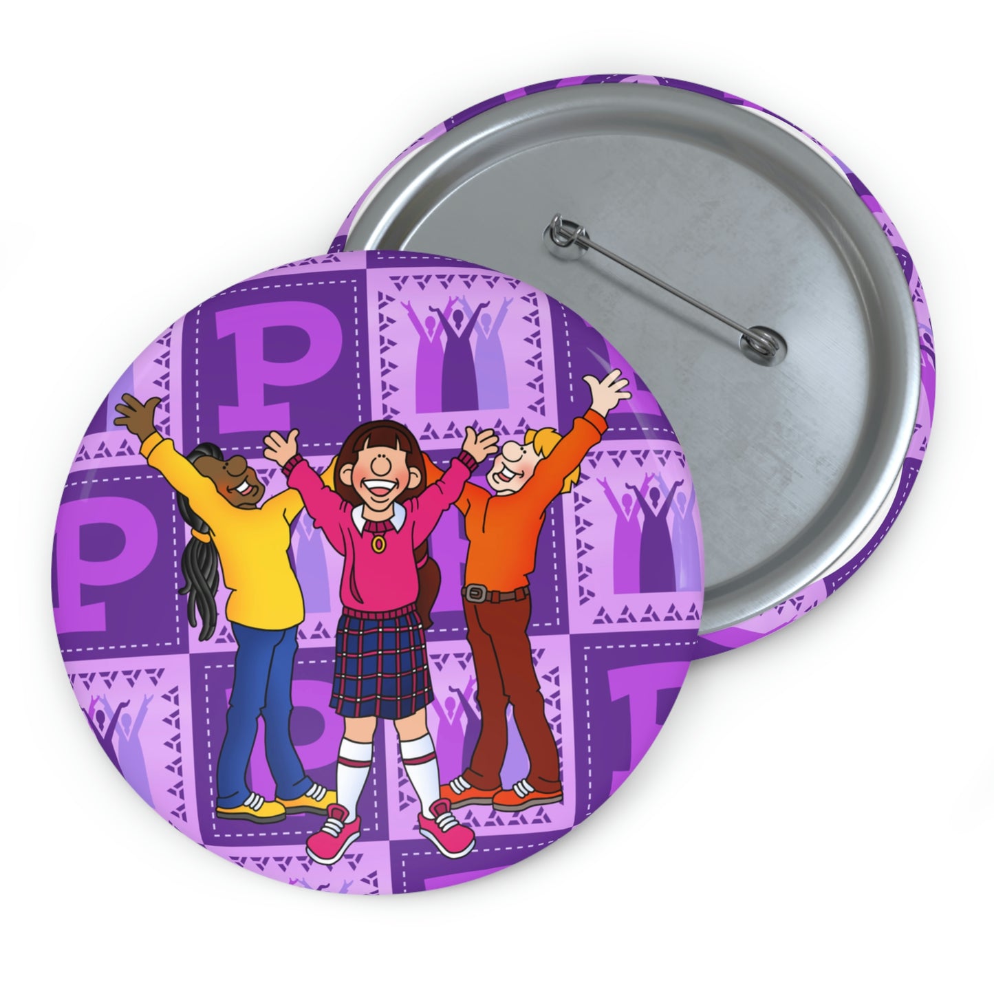 The Bible as Simple as ABC P Custom Pin Buttons