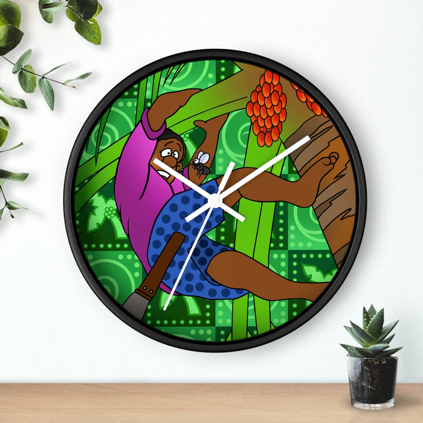 A Fowl Chain of Events! Wall Clock