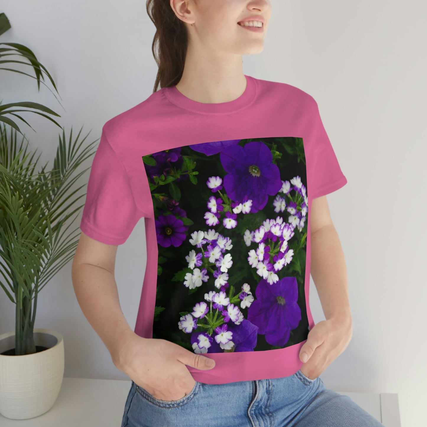 Flowers 04 Unisex Jersey Short Sleeve Tee