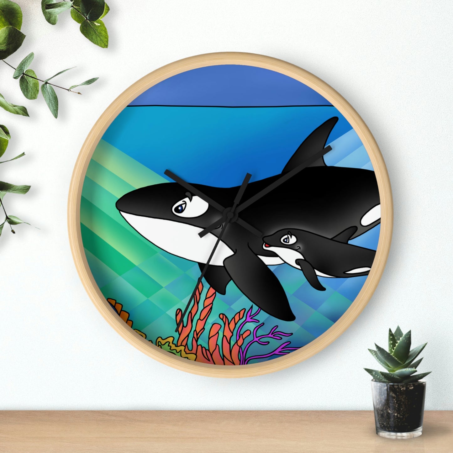 Orcas Wall Clock