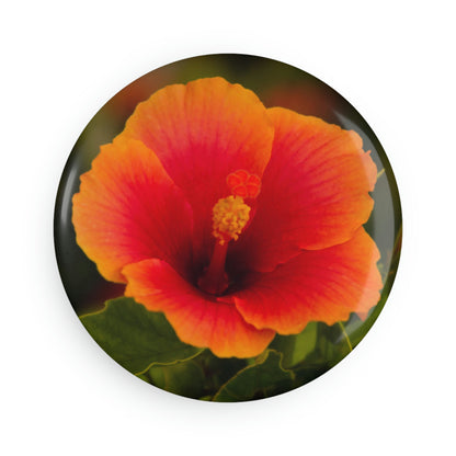 Flowers 32 Button Magnet, Round (1 & 10 pcs)