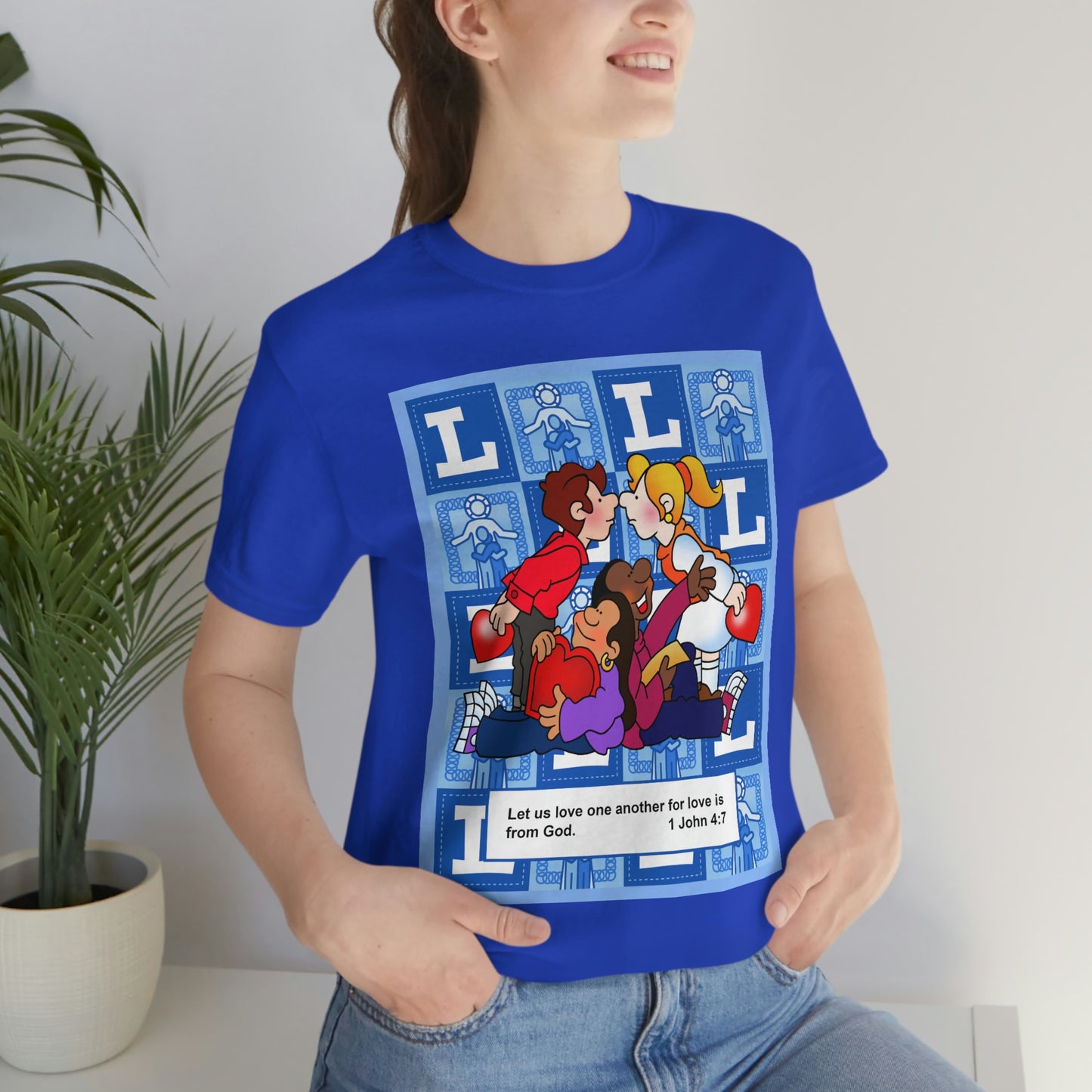 The Bible as Simple as ABC L Unisex Jersey Short Sleeve Tee