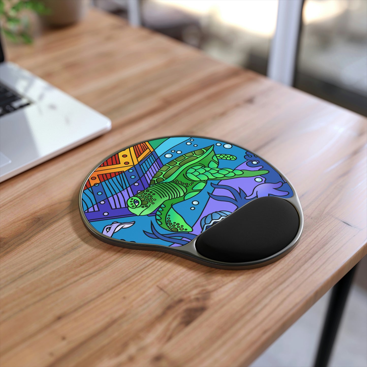 Once Upon East Africa Mouse Pad With Wrist Rest