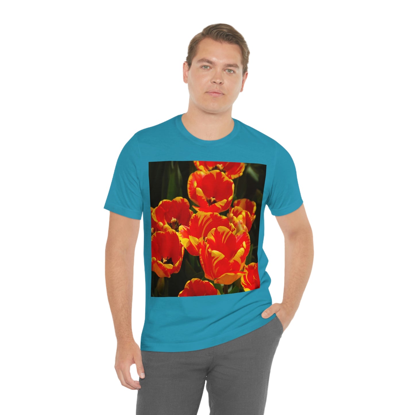 Flowers 19 Unisex Jersey Short Sleeve Tee