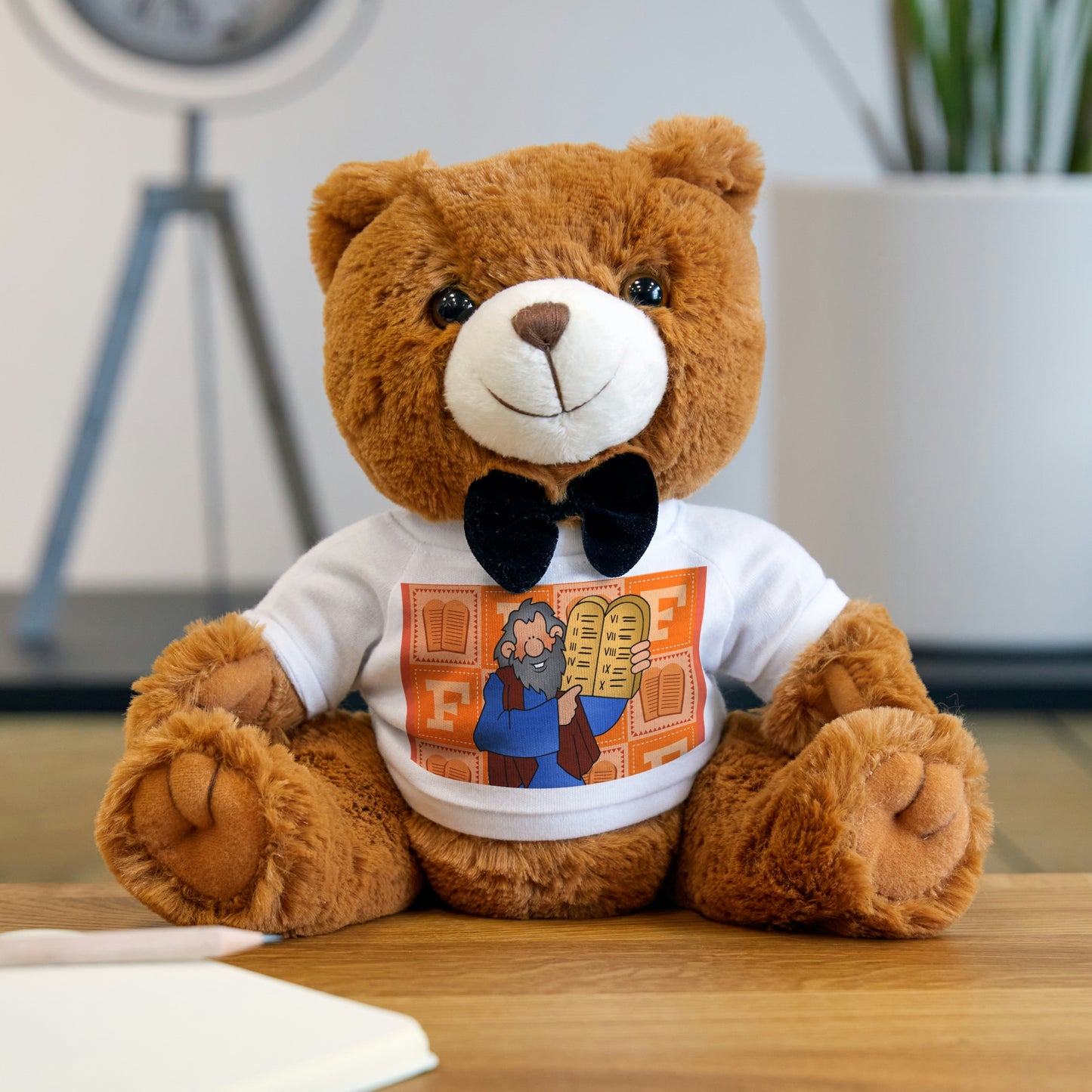 The Bible as Simple as ABC F Teddy Bear with T-Shirt