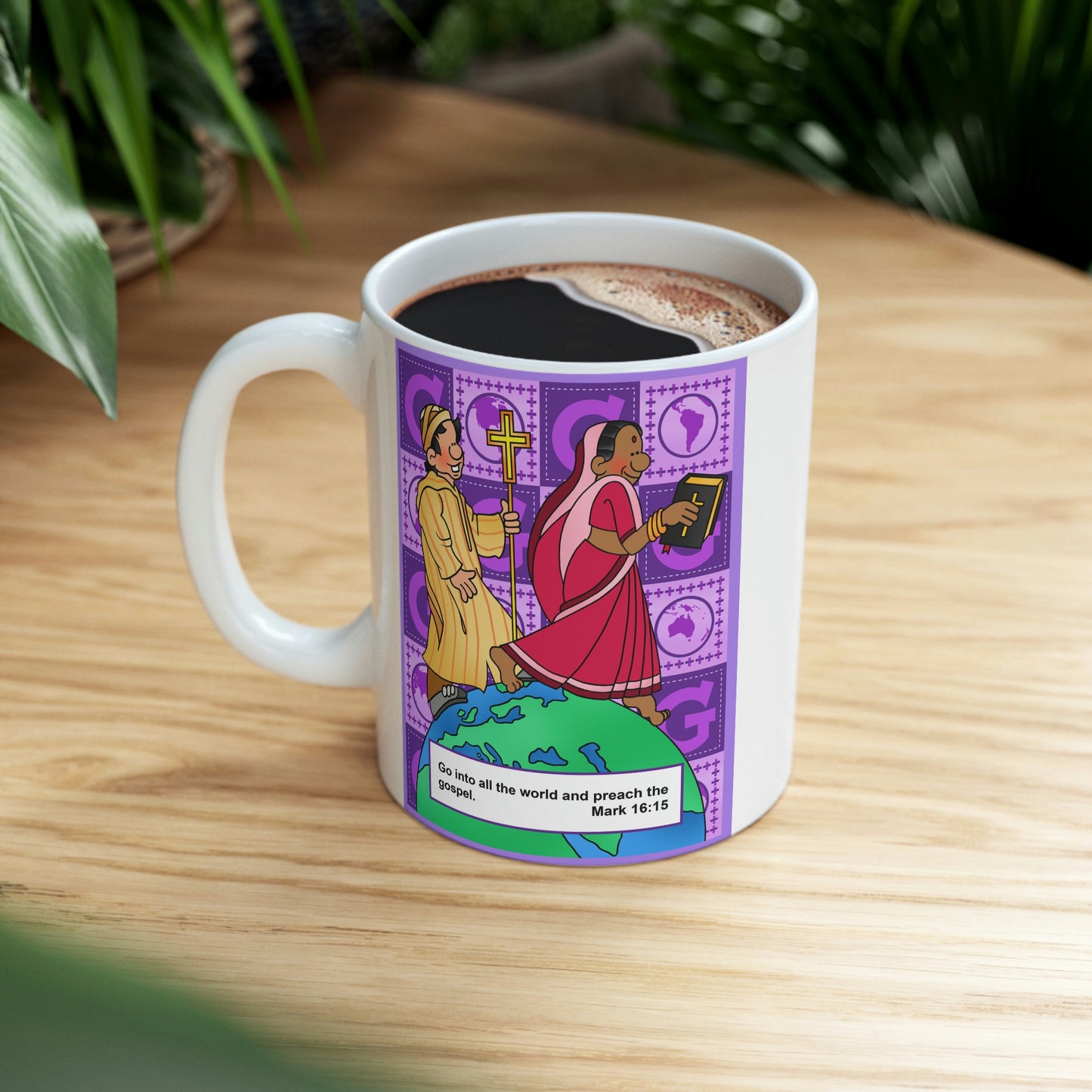 The Bible as Simple as ABC G Ceramic Mug 11oz